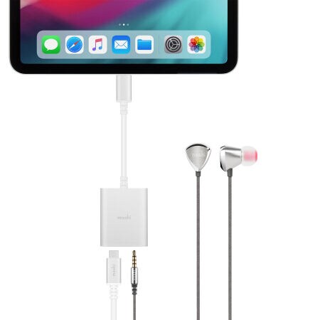 Moshi Listen To Audio On Your Usb-C Device Using Regular 3.5 Mm Headphones. 99MO084249